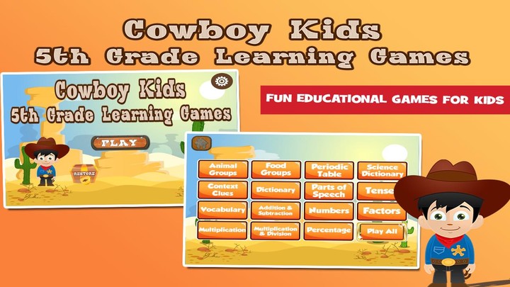 5th Grade Learning Games screenshot image 1_Popularmodapk.com