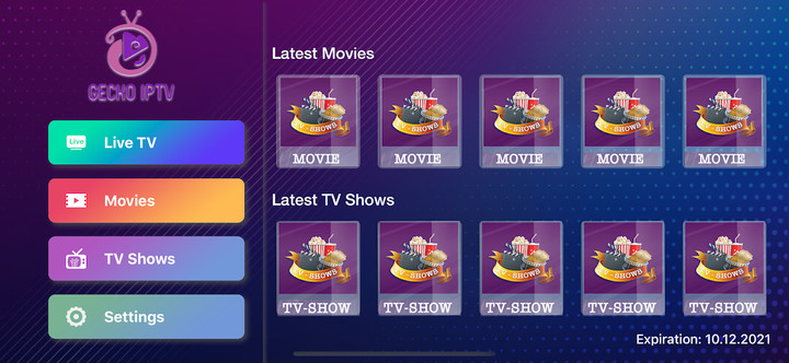 IPTV Gecko Player screenshot image 15_Popularmodapk.com
