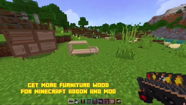 Mod furniture wood minecraft screenshot image 6_Popularmodapk.com
