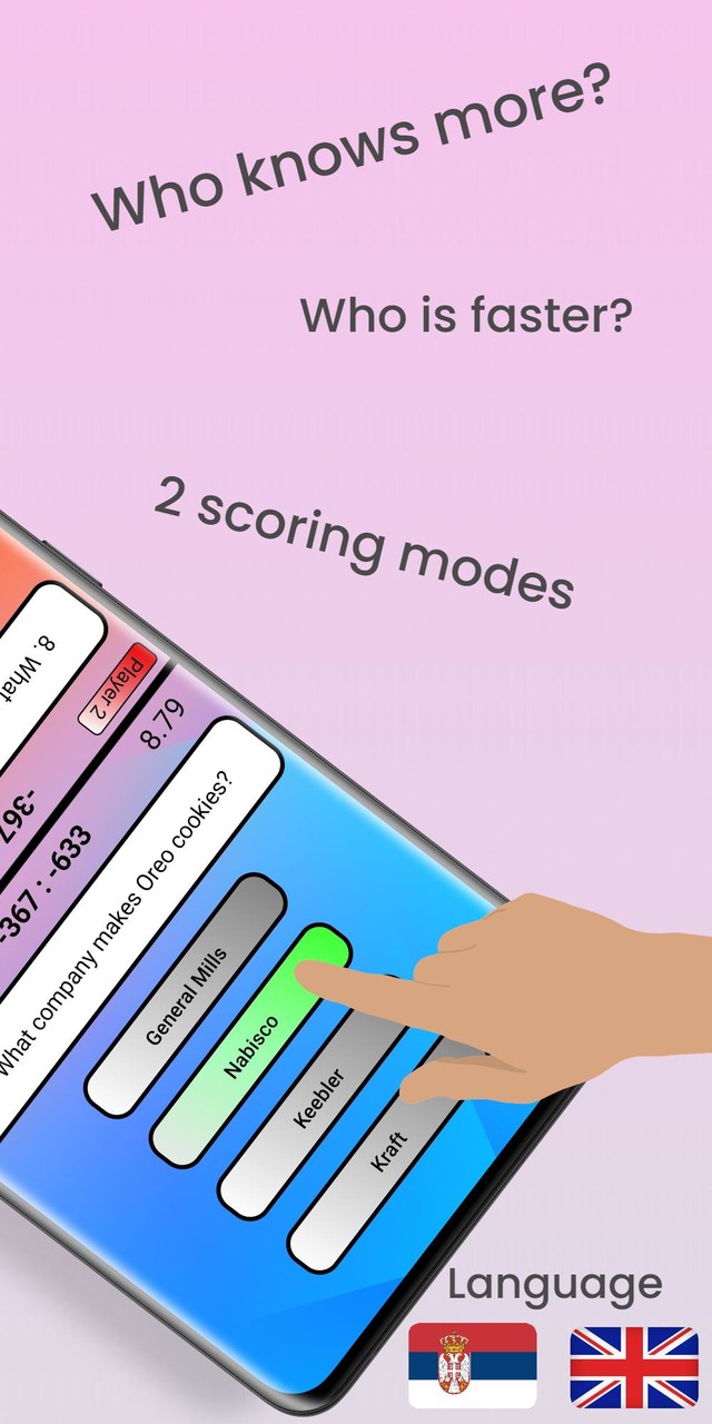 Multiplayer - 1&2 player quiz screenshot image 2_Popularmodapk.com