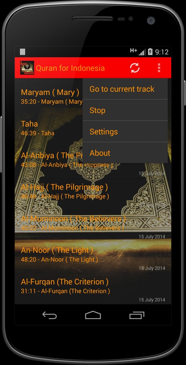 Quran for Indonesia AUDIO screenshot image 14_Popularmodapk.com