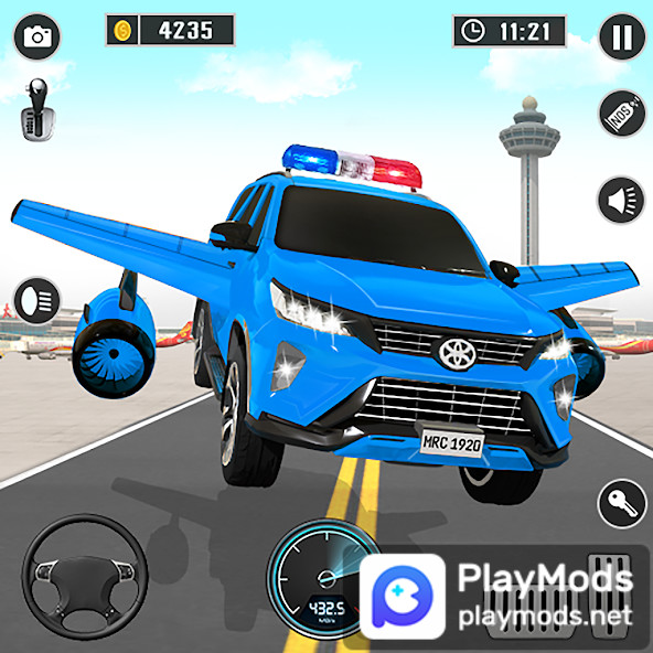 Flying Prado Car Robot Game<span>(unlimited money)</span> screenshot image 1_Popularmodapk.com
