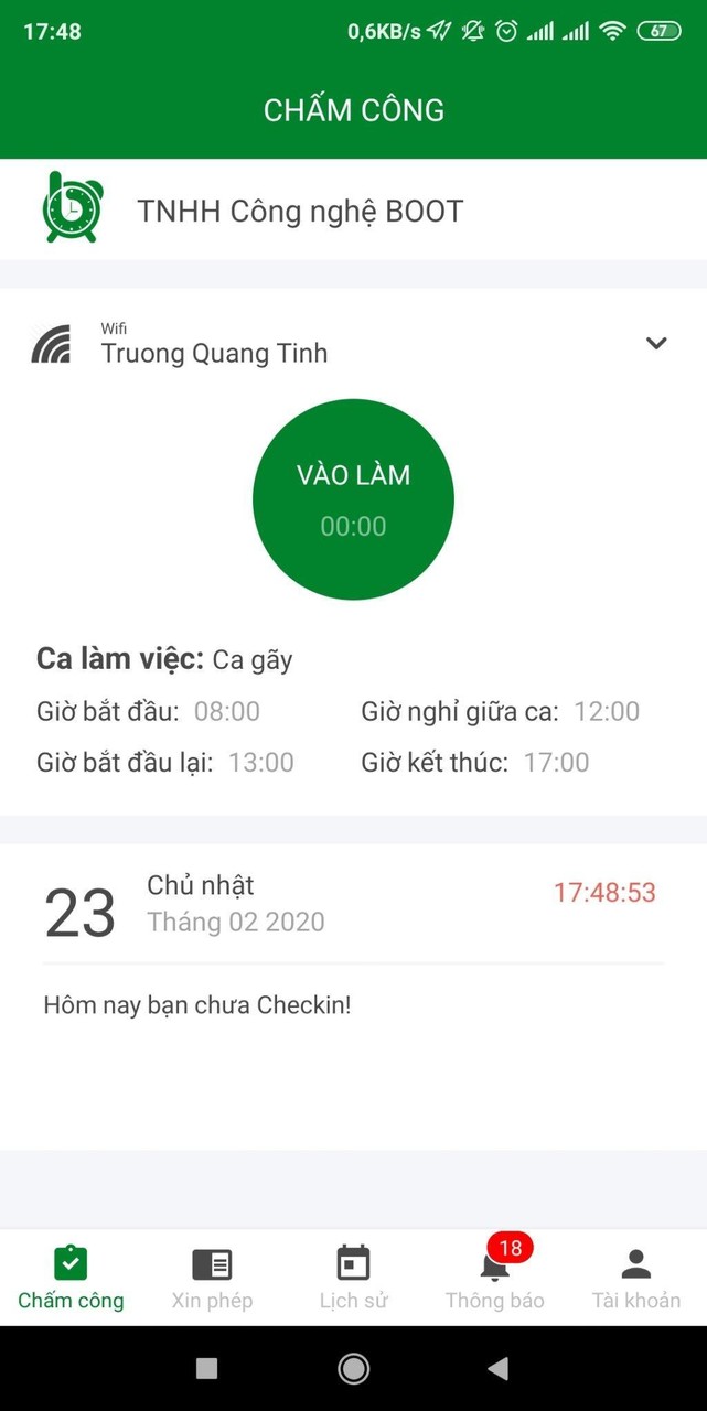 bWork - Ứng dụng chấm công và tính lương online screenshot image 1_Popularmodapk.com