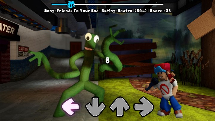 Green Rainbow Friends FNF Mod screenshot image 4_Popularmodapk.com
