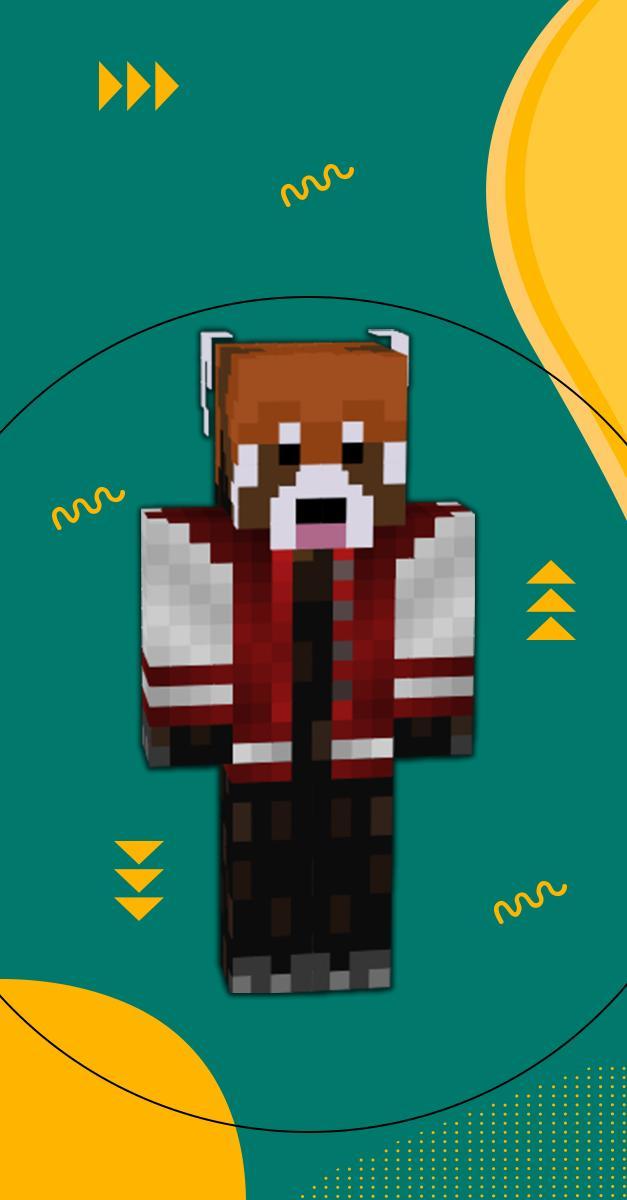Skins Red Panda For Minecraft screenshot image 2_Popularmodapk.com