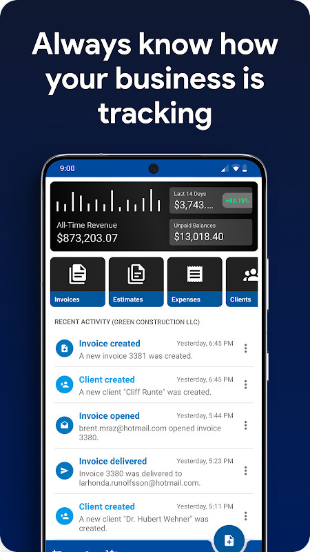 ProBooks: Simple Invoice Maker screenshot image 2_Popularmodapk.com