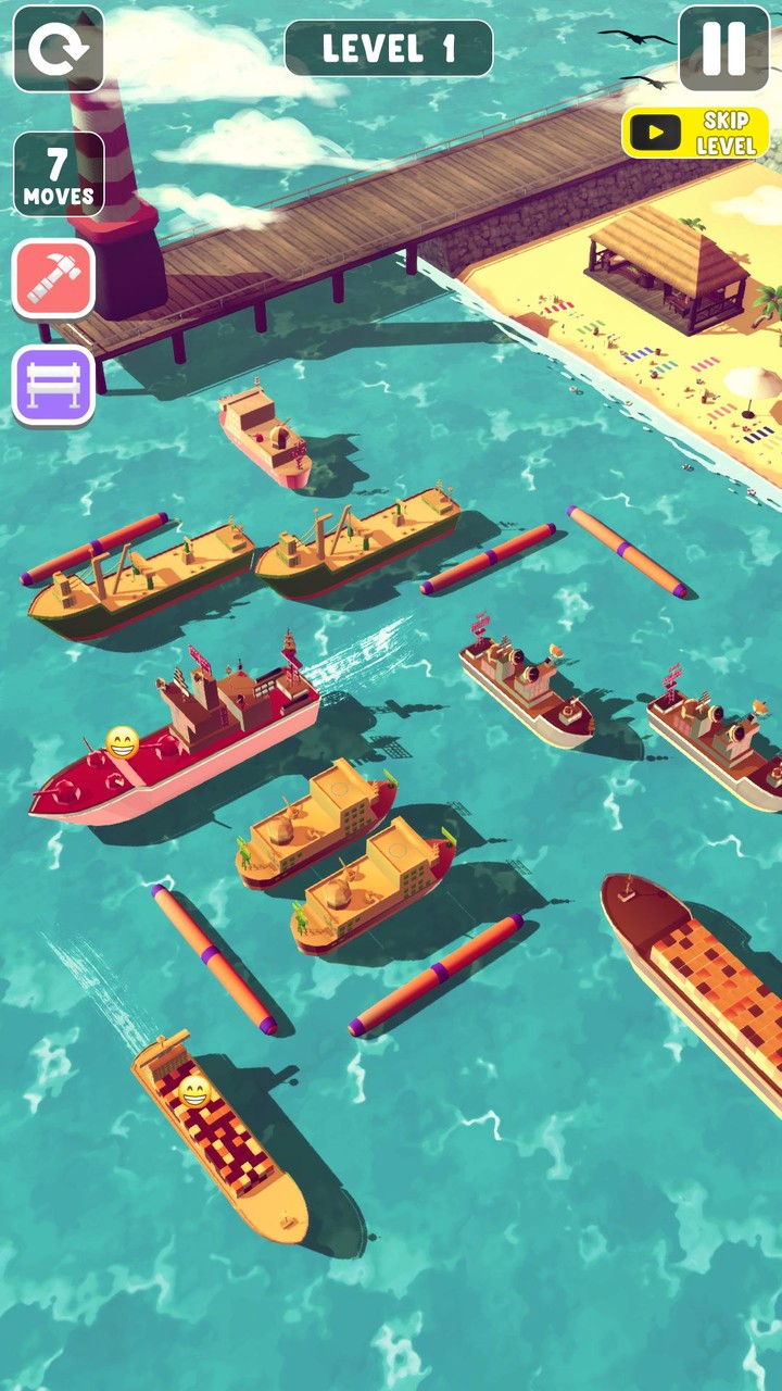 Parking Jam: Boat Parking Game screenshot image 3_Popularmodapk.com