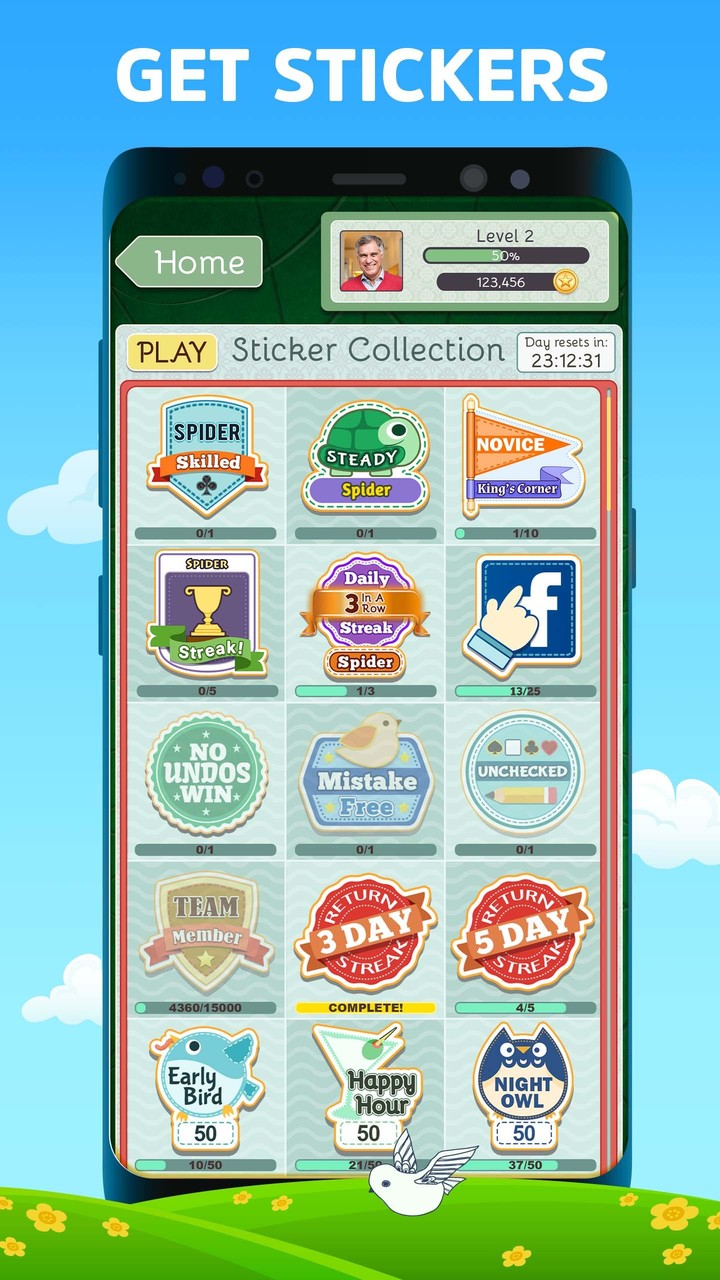 Spider Solitaire Deluxe® 2 screenshot image 4_Popularmodapk.com