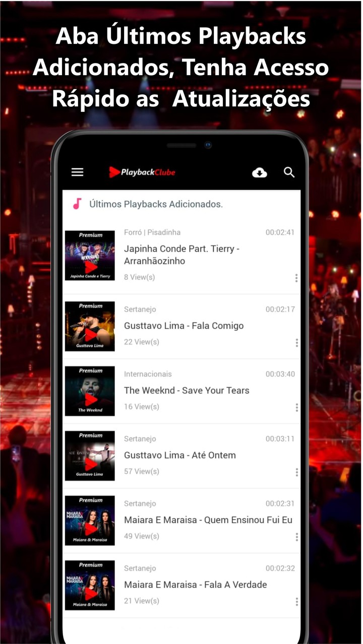 Playback Clube Backing Tracks screenshot image 5_Popularmodapk.com