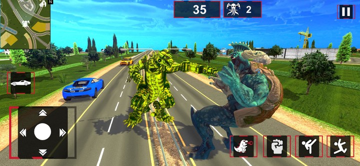 Gorilla vs Kaiju City Rampage screenshot image 14_Popularmodapk.com