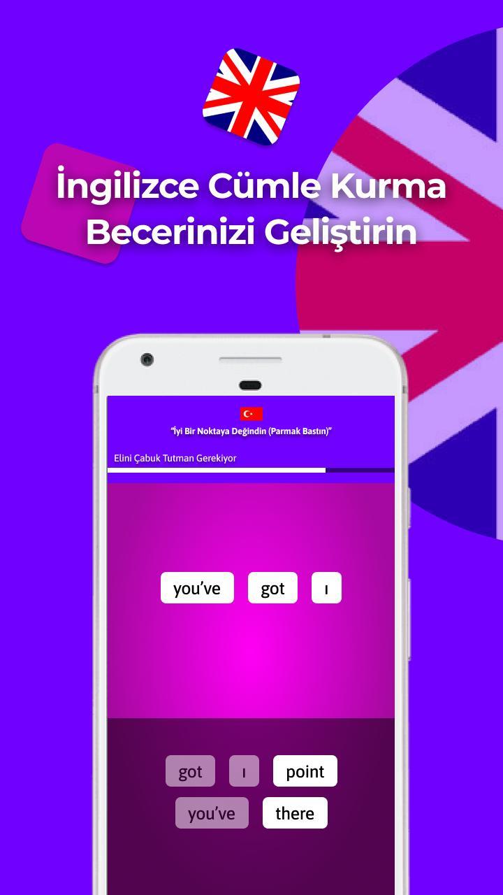Cümlematik - İngilizce Cümle K screenshot image 1_Popularmodapk.com