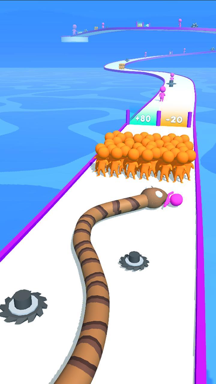 Snake Run 3D - Snake Game 2022 screenshot image 2_Popularmodapk.com