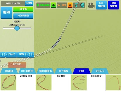 Roller Coaster Builder: Create your RollerCoaster screenshot image 6_Popularmodapk.com