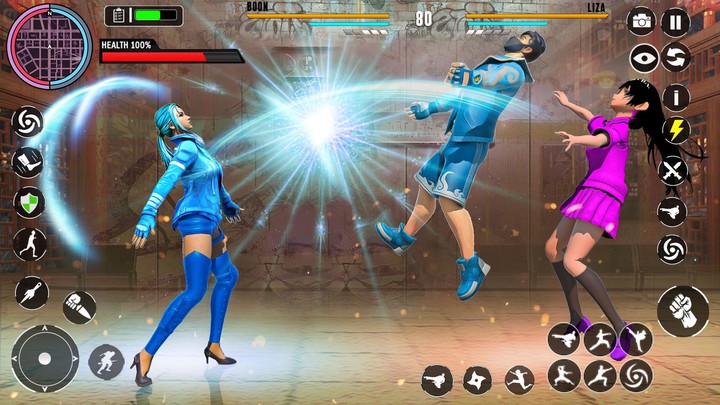 Anime High School Girl Fighter screenshot image 3_Popularmodapk.com