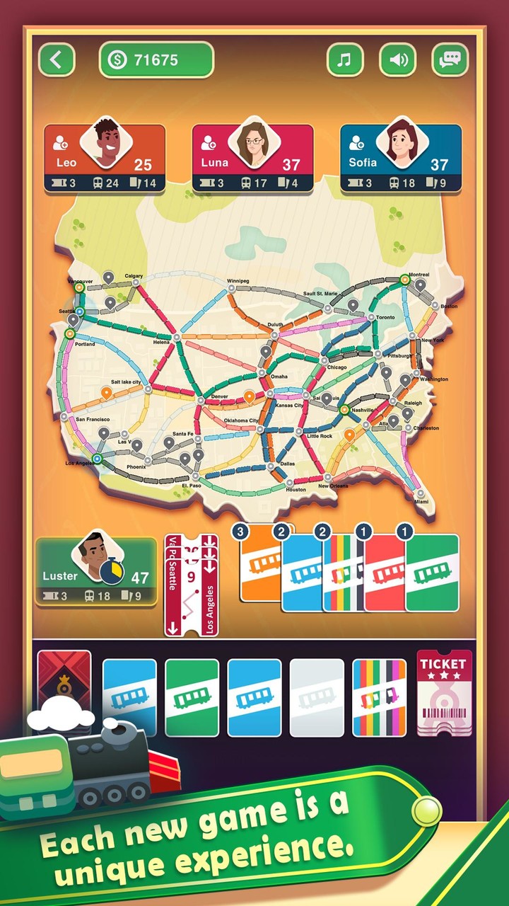 Ticket To Ride screenshot image 4_Popularmodapk.com