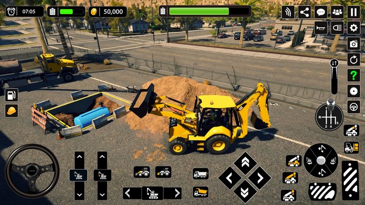 Snow Offroad Construction Game screenshot image 3_Popularmodapk.com