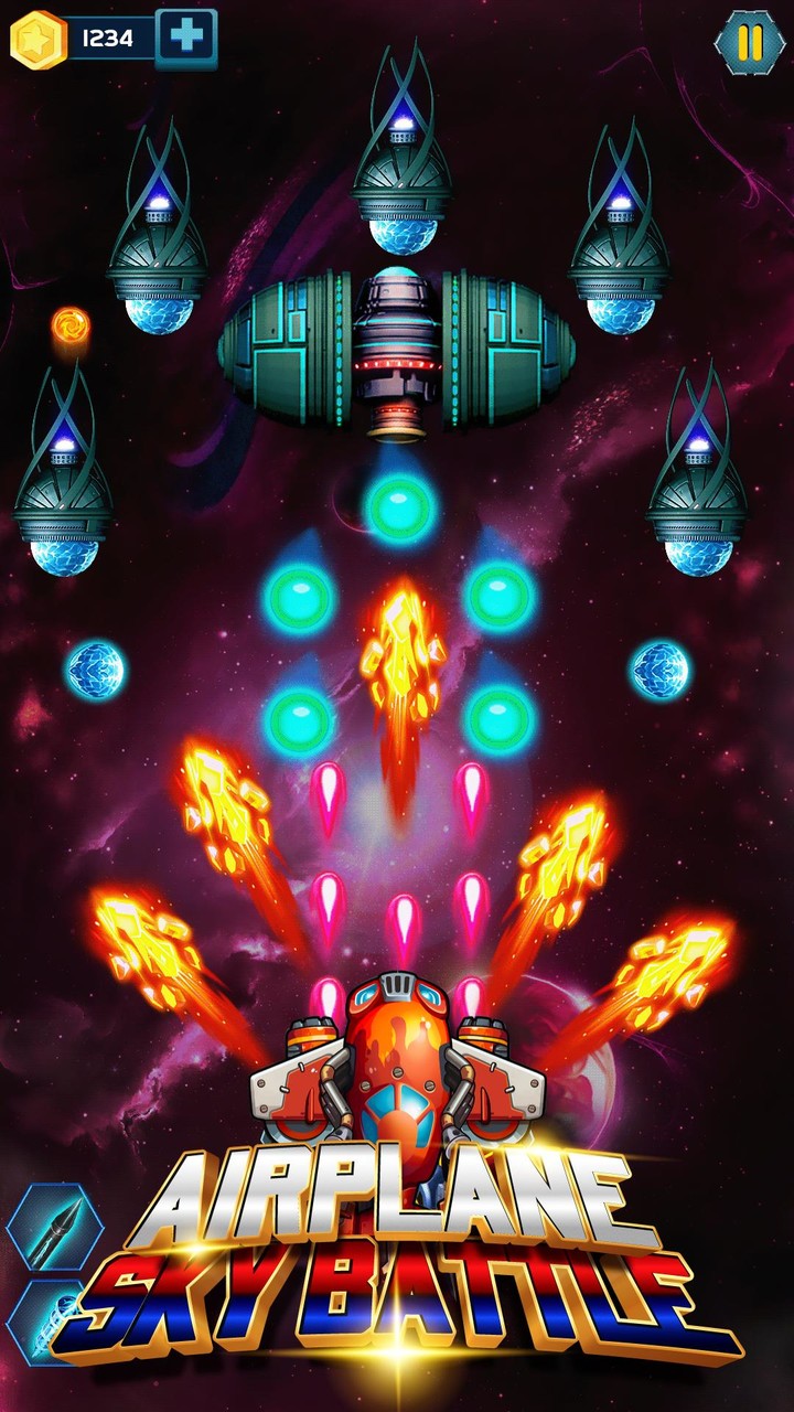 Airplane Sky Battle screenshot image 2_Popularmodapk.com