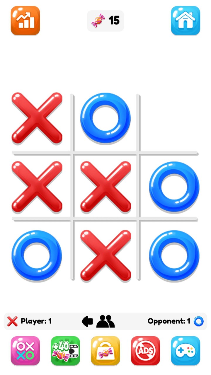 Tic Tac Toe: Classic XOXO Game screenshot image 1_Popularmodapk.com