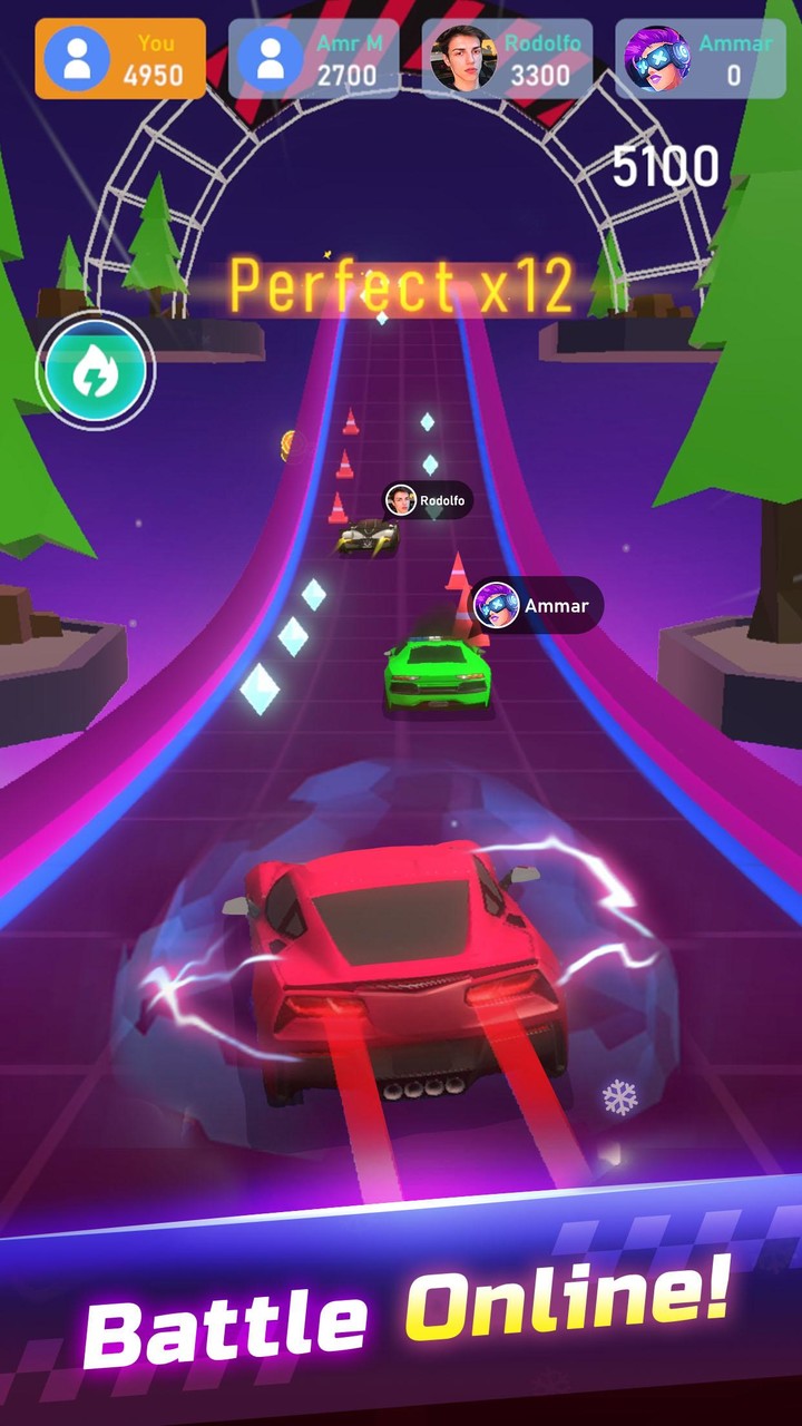 Music Beat Racer - Car Racing screenshot image 4_Popularmodapk.com