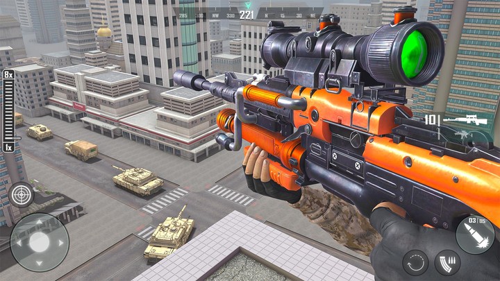 Offline Gun Shooting Games 3D screenshot image 2_Popularmodapk.com