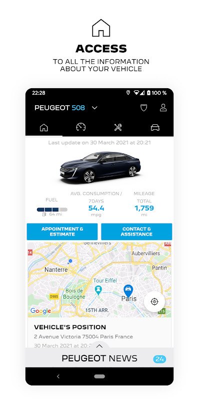 MYPEUGEOT APP screenshot image 2_Popularmodapk.com