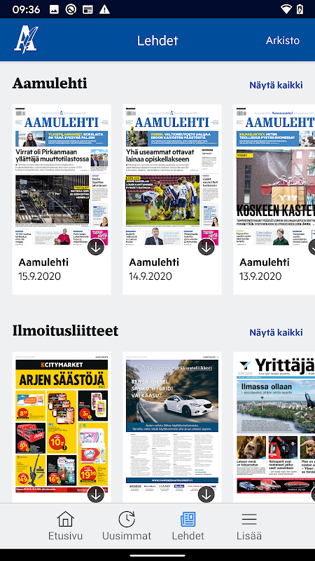 Aamulehti screenshot image 1_Popularmodapk.com