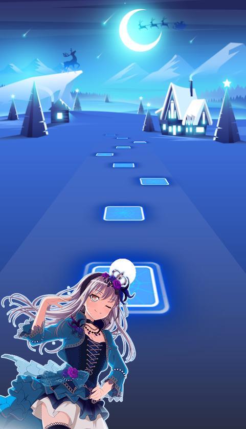 Anime Tiles Hop - Piano Music screenshot image 2_Popularmodapk.com