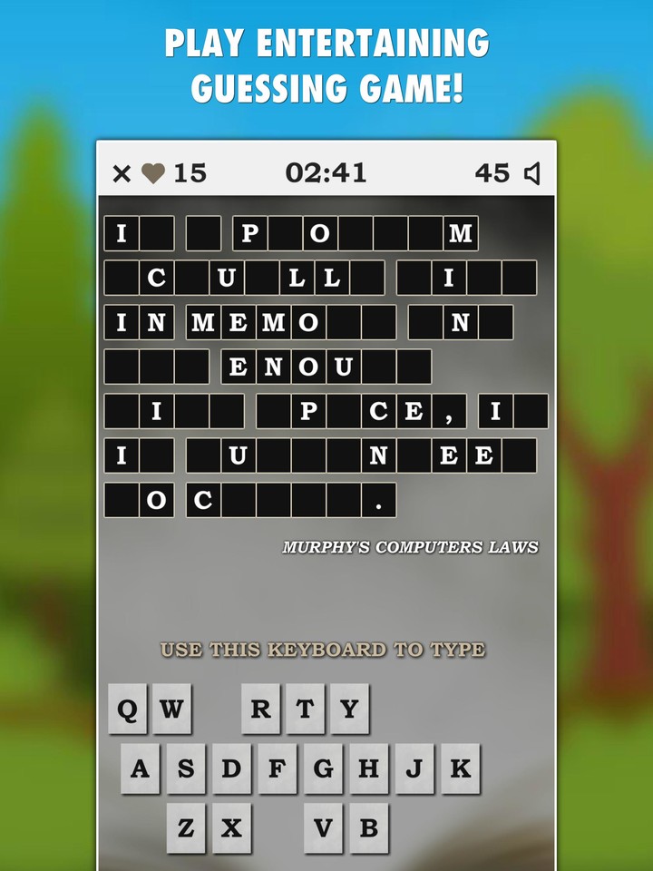 Murphy Laws Guessing Game PRO screenshot image 5_Popularmodapk.com