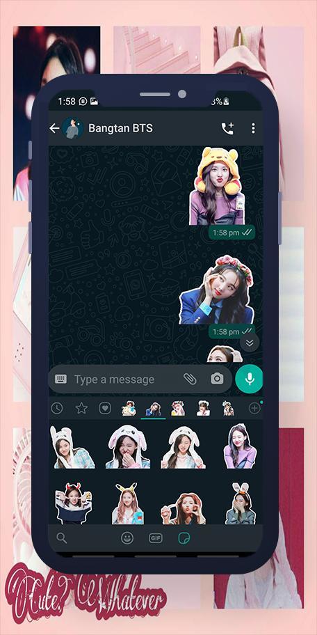 Nayeon Twice WASticker screenshot image 10_Popularmodapk.com