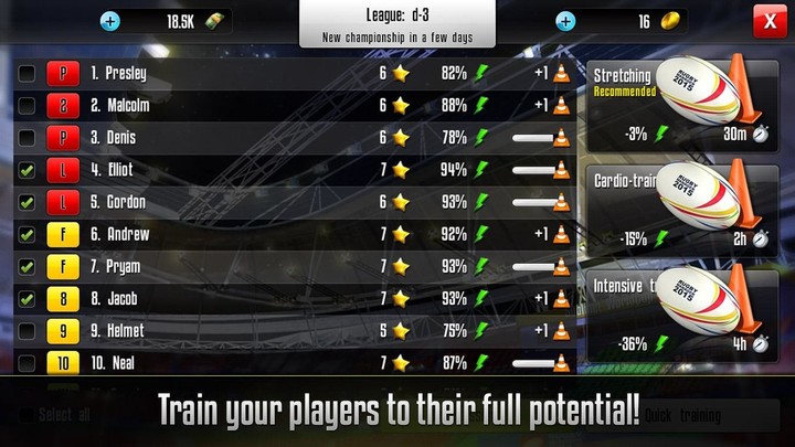 Rugby Manager screenshot image 4_Popularmodapk.com