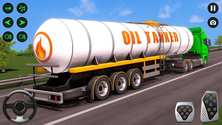 Oil Truck Parking Driving Game screenshot image 3_Popularmodapk.com