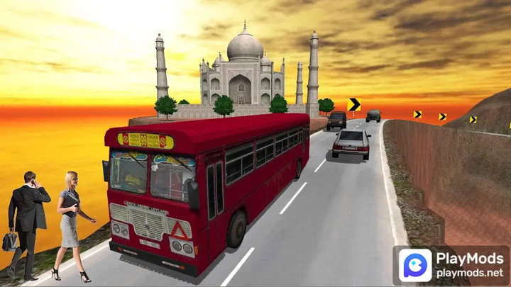 Indian Bus Driving Simulator<span>(Unlock all levels)</span> screenshot image 3_Popularmodapk.com