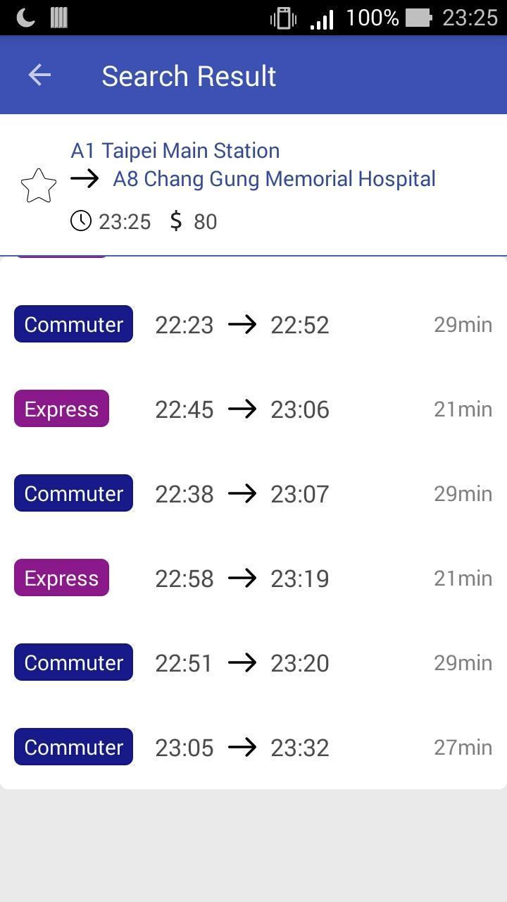 Taoyuan Metro Timetable screenshot image 3_Popularmodapk.com