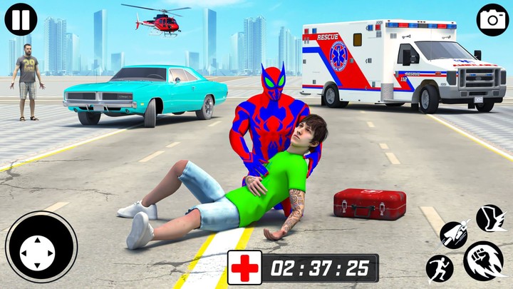 Flying Robot Hero Spider Games screenshot image 1_Popularmodapk.com