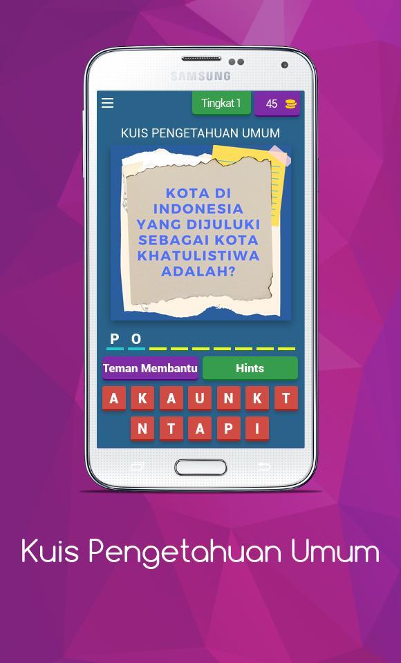 Kuis Pengetahuan Umum screenshot image 1_Popularmodapk.com