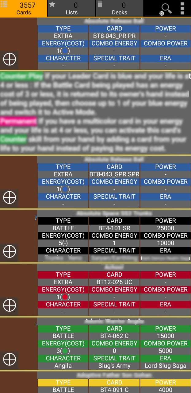 Database for Super Ball TCG screenshot image 2_Popularmodapk.com