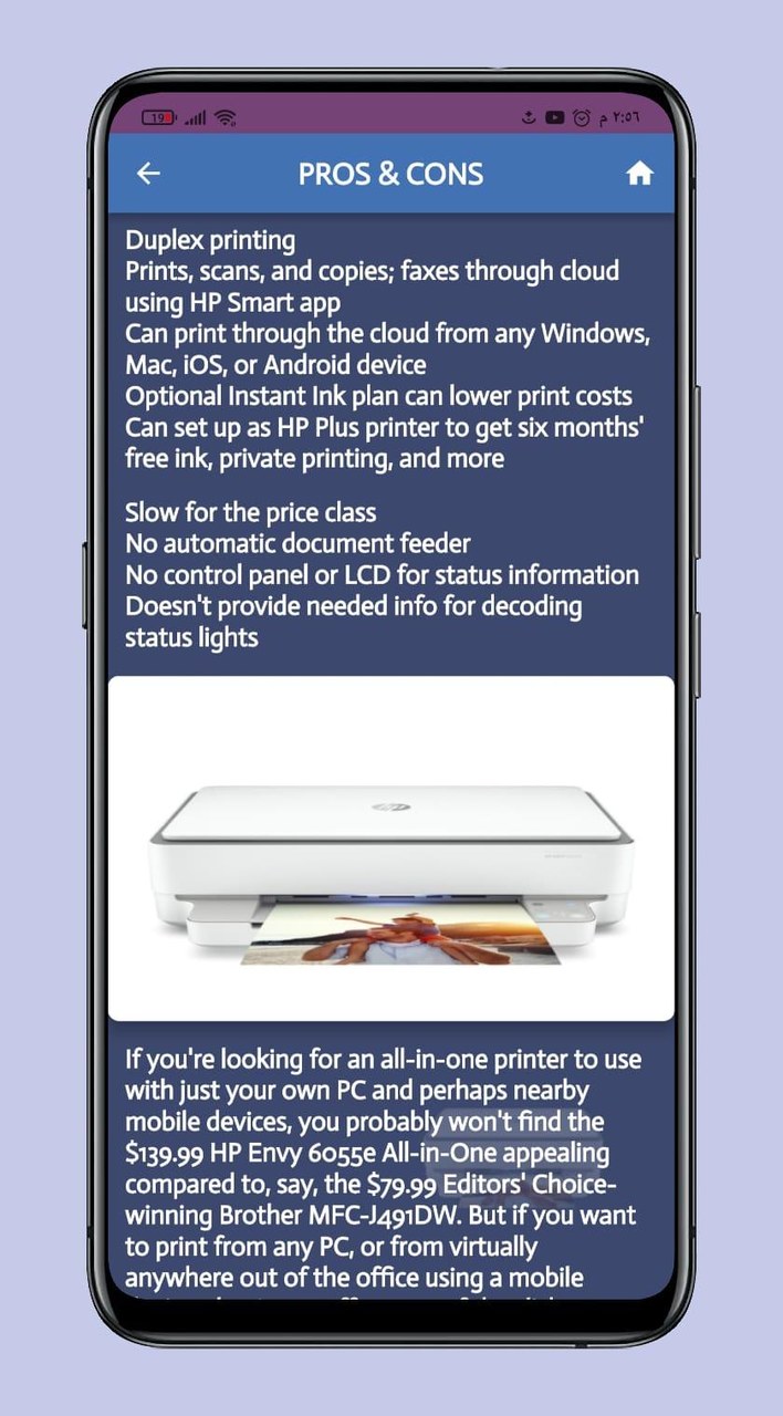 HP ENVY 6055e Wireless Printer screenshot image 5_Popularmodapk.com