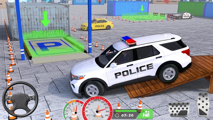 Police Car Parking - Cop Car screenshot image 1_Popularmodapk.com