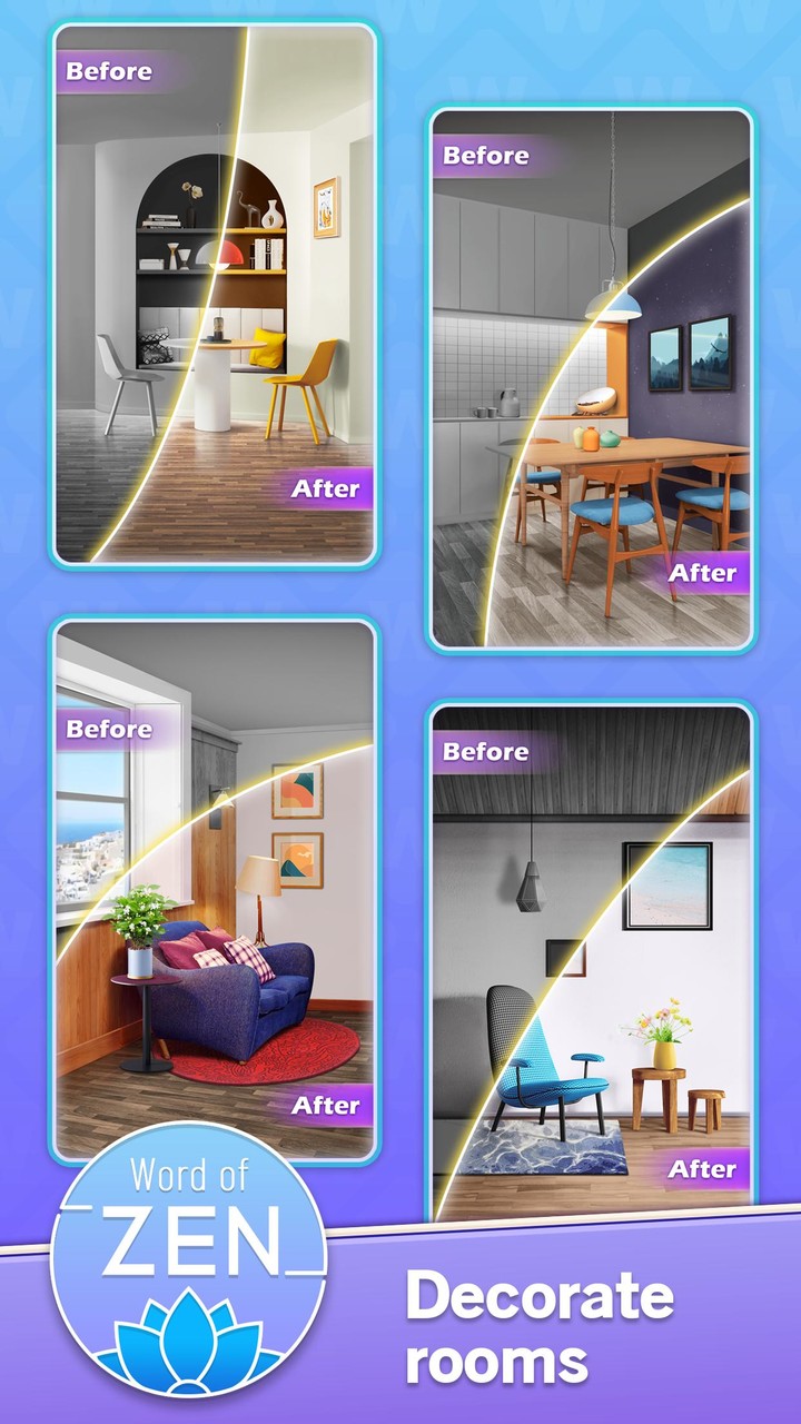 Word of Zen - CrossWord screenshot image 3_Popularmodapk.com