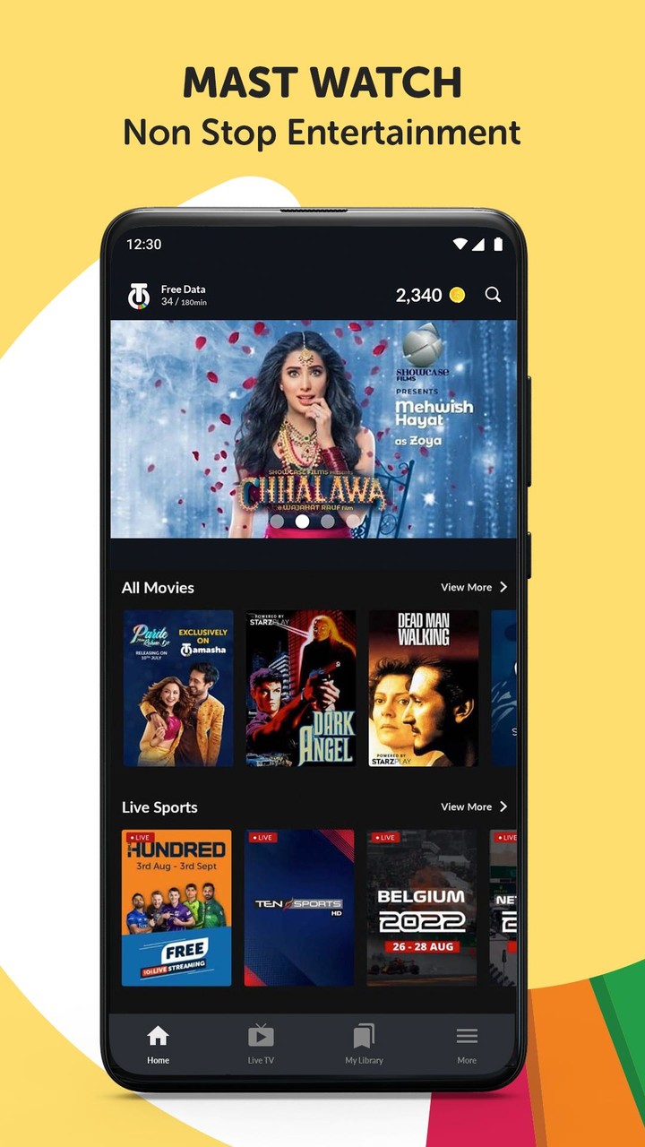 Tamasha: Live Cricket, T20WC screenshot image 2_Popularmodapk.com
