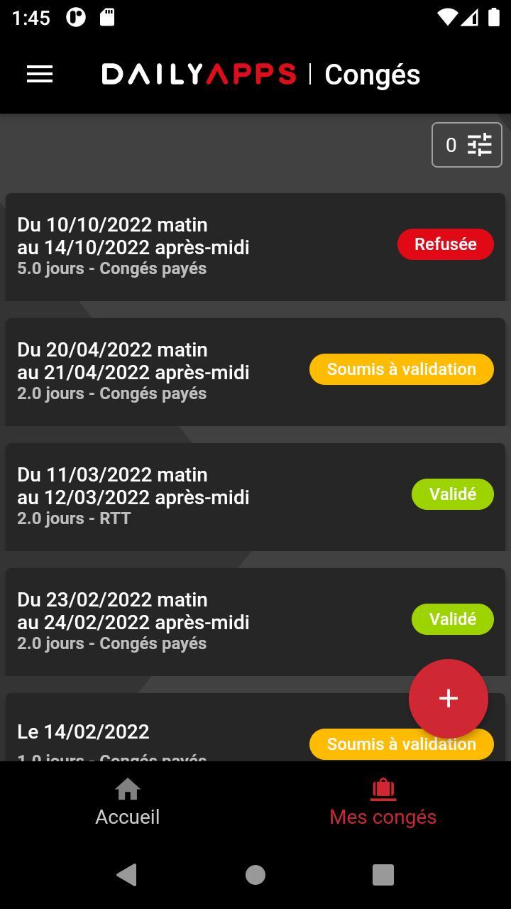 DAILYAPPS Congés screenshot image 10_Popularmodapk.com