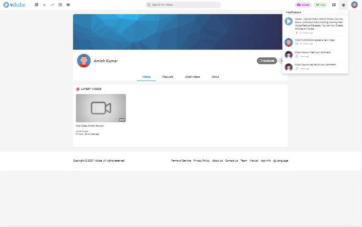 Vdube -Upload Video, Music, Stream, Go Live, Share screenshot image 24_Popularmodapk.com