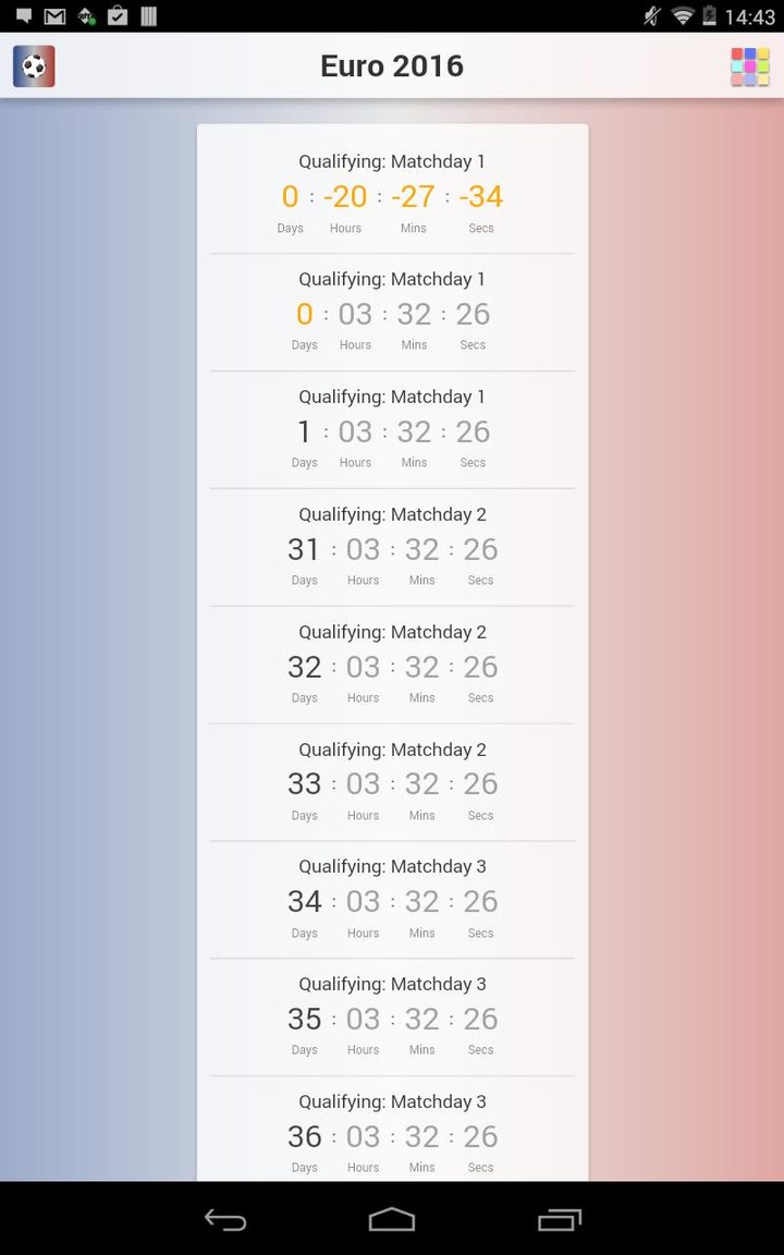 Countdown for Euro 2016 screenshot image 11_Popularmodapk.com