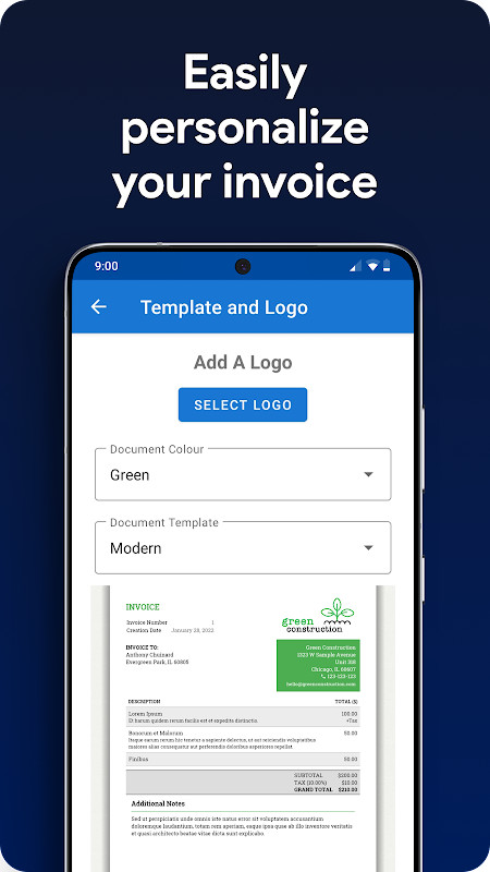ProBooks: Simple Invoice Maker screenshot image 4_Popularmodapk.com