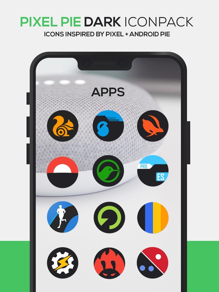 Pixel DARK Icon Pack screenshot image 18_Popularmodapk.com