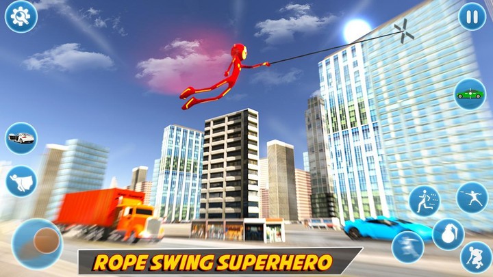 Poppy Rope Hero Stickman Games screenshot image 5_Popularmodapk.com