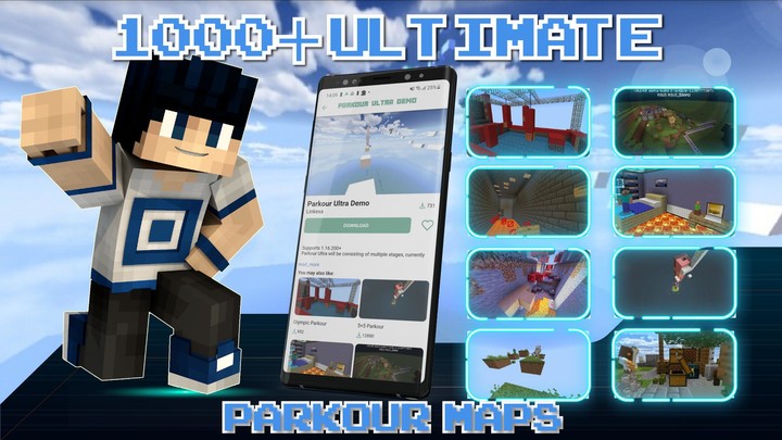 Parkour for Minecraft PE Maps screenshot image 10_Popularmodapk.com