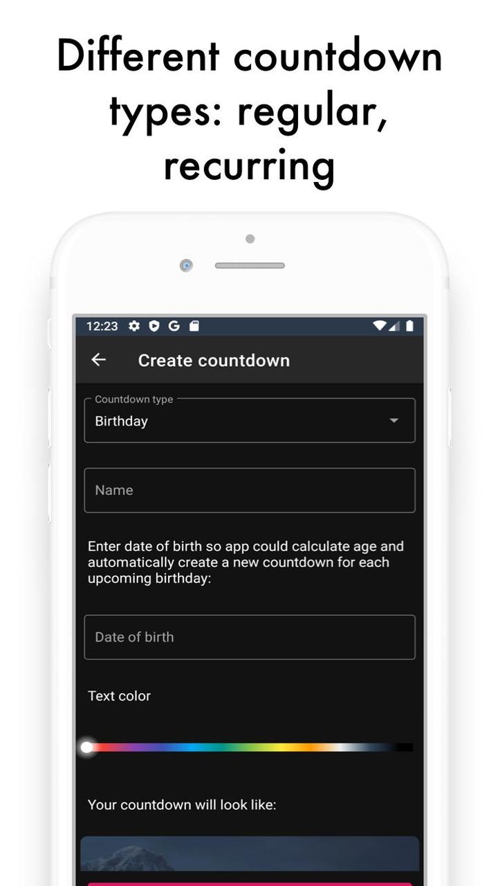Days Until countdown | widget screenshot image 4_Popularmodapk.com