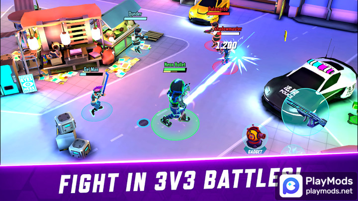 Gridpunk Battle Royale 3v3 PvP<span>(Unlimited Currency)</span> screenshot image 1_Popularmodapk.com