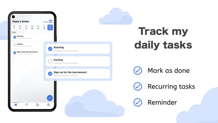 Goal Tracker - Tain screenshot image 2_Popularmodapk.com